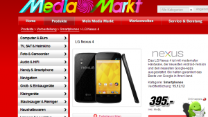 Media Markt Nexus 4