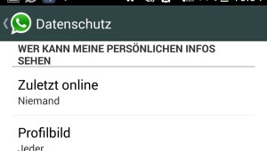 WhatsAppPrivatsphaere